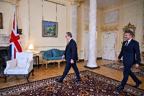 Macron at 10 Downing Street - London