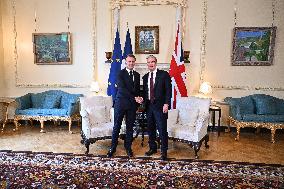 Macron at 10 Downing Street - London