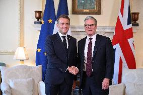 Macron at 10 Downing Street - London