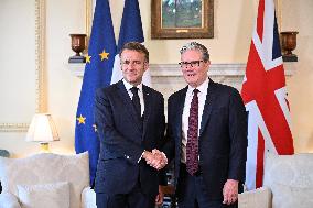 Macron at 10 Downing Street - London