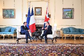 Macron at 10 Downing Street - London