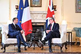 Macron at 10 Downing Street - London