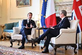 Macron at 10 Downing Street - London