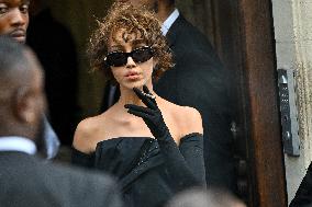 PFW Balenciaga Outside Arrivals