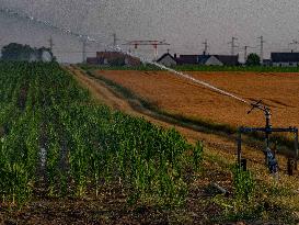 Illustration - Irrigation in Beauce Agriculture - France