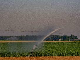 Illustration - Irrigation in Beauce Agriculture - France