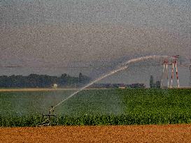 Illustration - Irrigation in Beauce Agriculture - France
