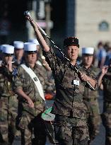 July 14 Parade Rehearsal on the Champs-Elysées - Paris