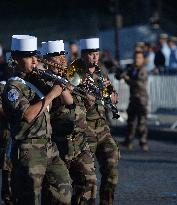 July 14 Parade Rehearsal on the Champs-Elysées - Paris