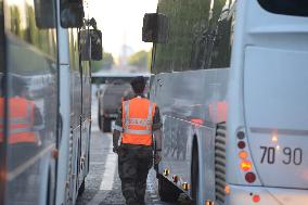 July 14 Parade Rehearsal on the Champs-Elysées - Paris