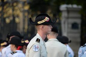 July 14 Parade Rehearsal on the Champs-Elysées - Paris