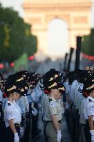 July 14 Parade Rehearsal on the Champs-Elysées - Paris