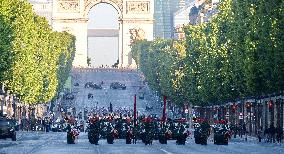 July 14 Parade Rehearsal on the Champs-Elysées - Paris