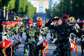 July 14 Parade Rehearsal on the Champs-Elysées - Paris