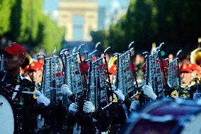 July 14 Parade Rehearsal on the Champs-Elysées - Paris