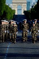 July 14 Parade Rehearsal on the Champs-Elysées - Paris