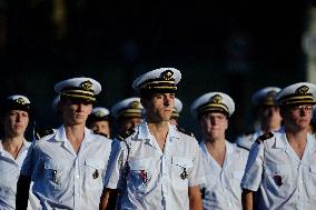 July 14 Parade Rehearsal on the Champs-Elysées - Paris