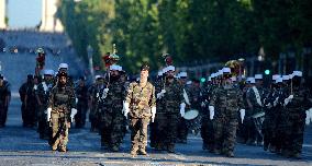 July 14 Parade Rehearsal on the Champs-Elysées - Paris