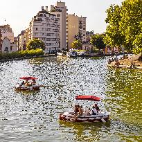 Illustration - Baignade - Paris - Seine