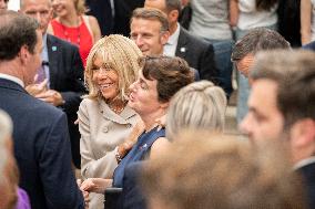 Macron Visits British Museum - London