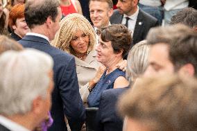 Macron Visits British Museum - London
