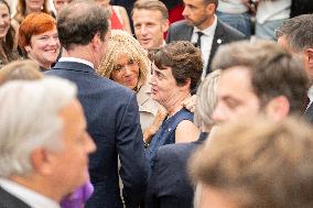 Macron Visits British Museum - London