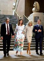 Macron Visits British Museum - London
