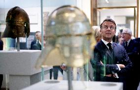 Macron Visits British Museum - London