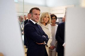 Macron Visits British Museum - London