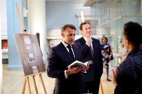 Macron Visits British Museum - London
