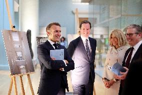 Macron Visits British Museum - London