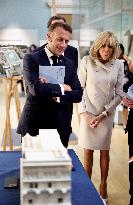 Macron Visits British Museum - London