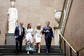 Macron Visits British Museum - London