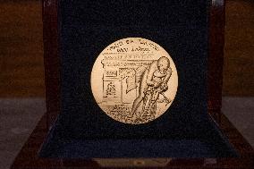Congressional Medal of honor ceremony for Greg Lemond