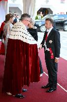 French President at a Banquet At Guildhall - London
