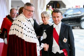 French President at a Banquet At Guildhall - London