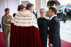 French President at a Banquet At Guildhall - London