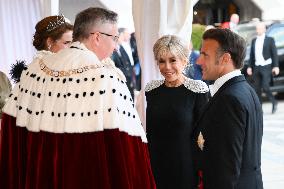 French President at a Banquet At Guildhall - London