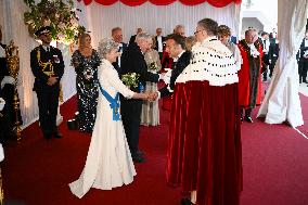 French President at a Banquet At Guildhall - London