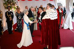 French President at a Banquet At Guildhall - London