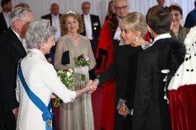 French President at a Banquet At Guildhall - London