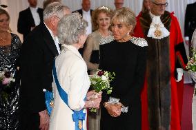 French President at a Banquet At Guildhall - London