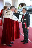 French President at a Banquet At Guildhall - London