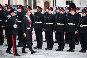 French President at a Banquet At Guildhall - London