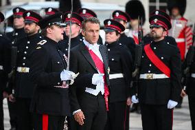 French President at a Banquet At Guildhall - London
