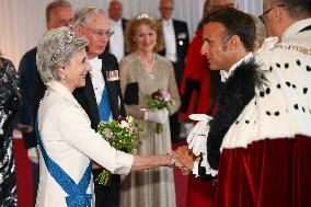 French President at a Banquet At Guildhall - London