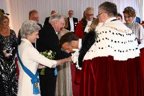 French President at a Banquet At Guildhall - London