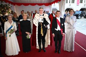 French President at a Banquet At Guildhall - London