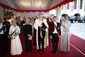 French President at a Banquet At Guildhall - London