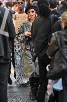 PFW Margiela Outside Arrivals